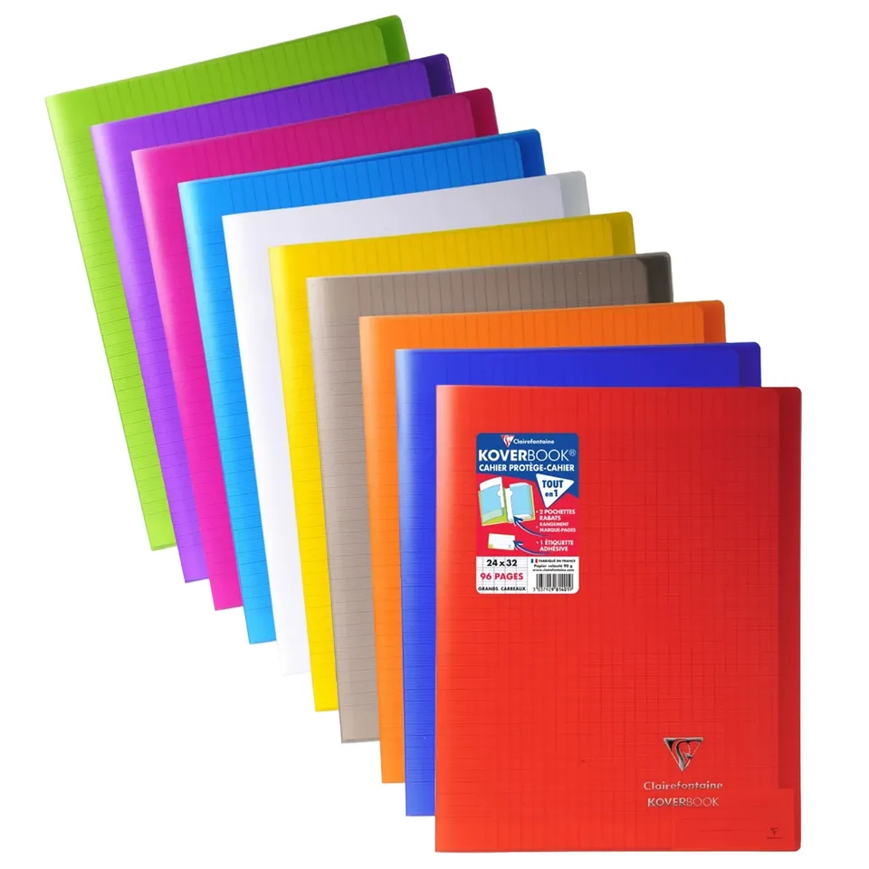 Stokomani Koverbook Cahier 24x32cm 96 pages grand format