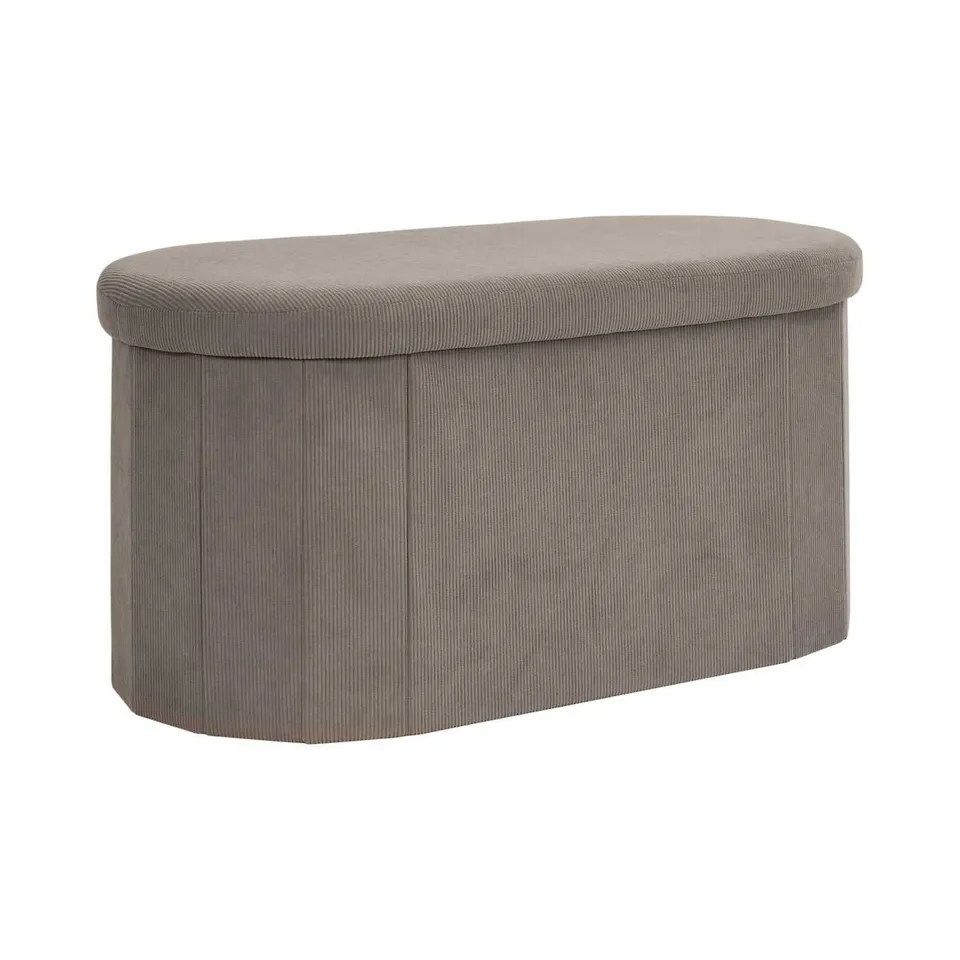 Home Deco Factory Jules coffre-banc pliable taupe