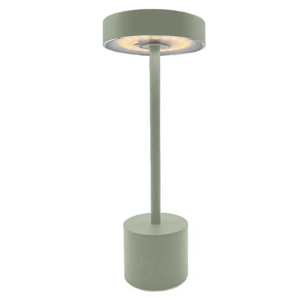Red Deco Roby Olive lampe sans fil tactile verte 30cm