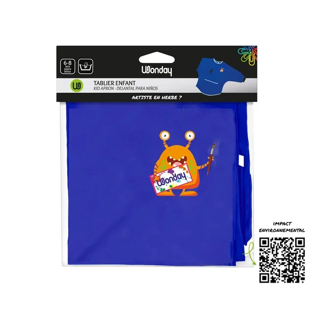 Safe Tool tablier enfant 6-8 ans bleu poche