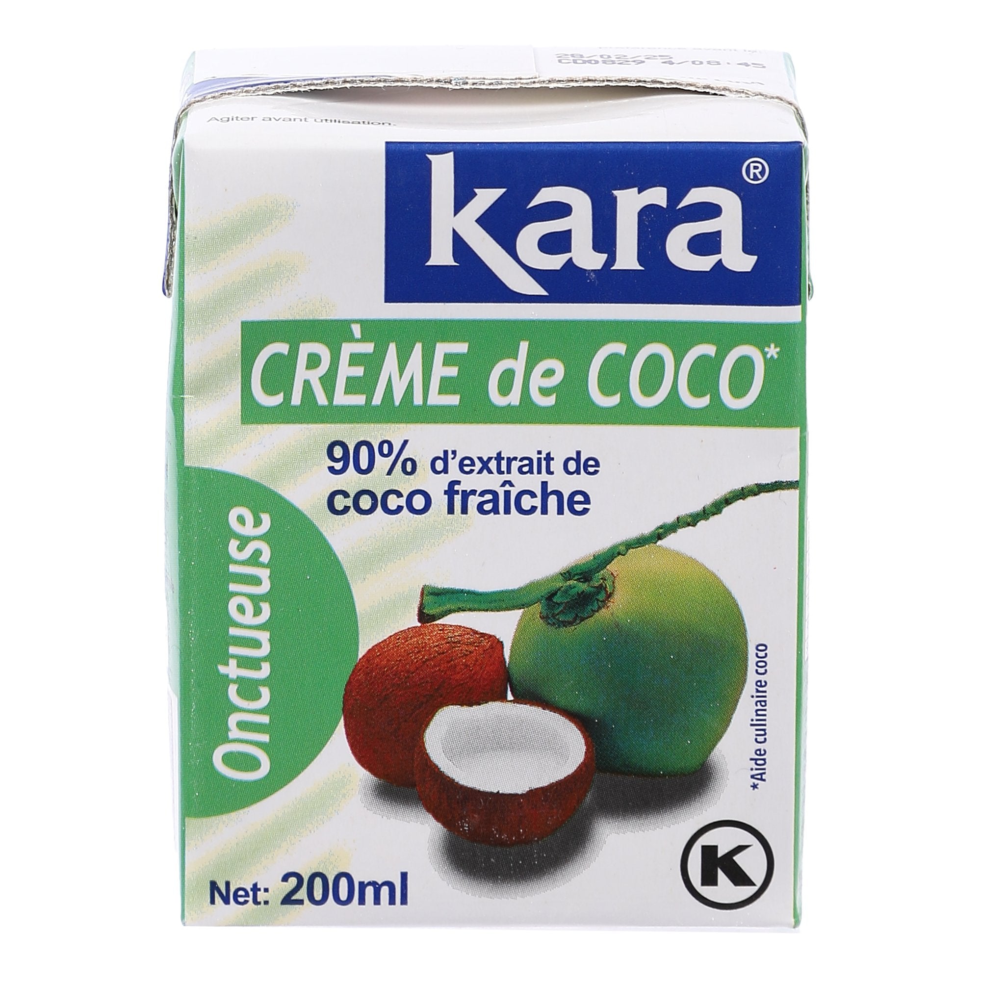 Crème de coco brique cuisine exotique