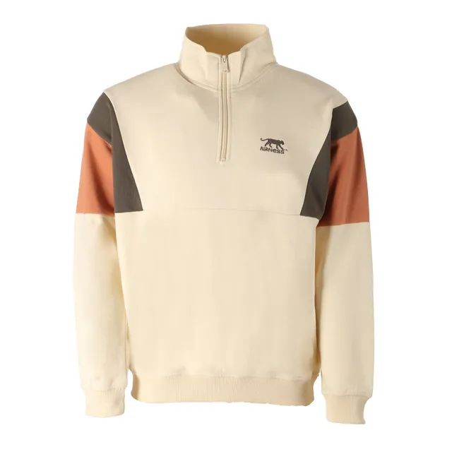 Airness Sweat Col Camionneur Blanc Homme