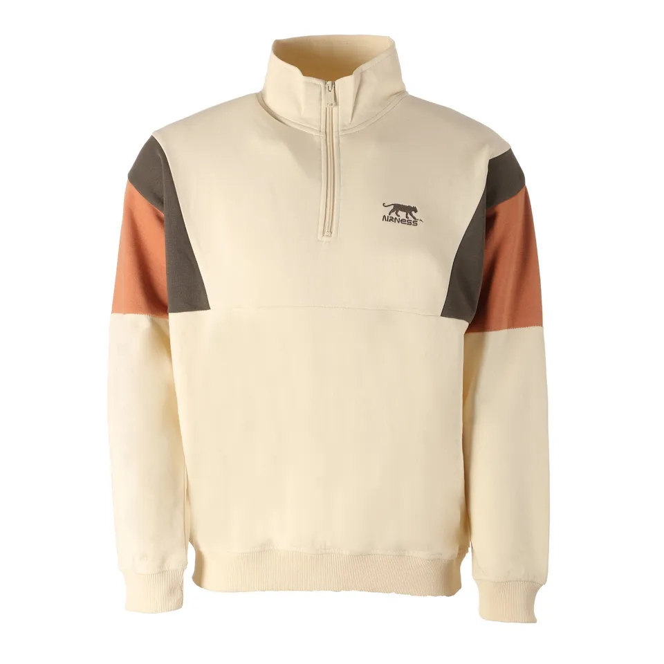Airness Sweat Col Camionneur Blanc Homme