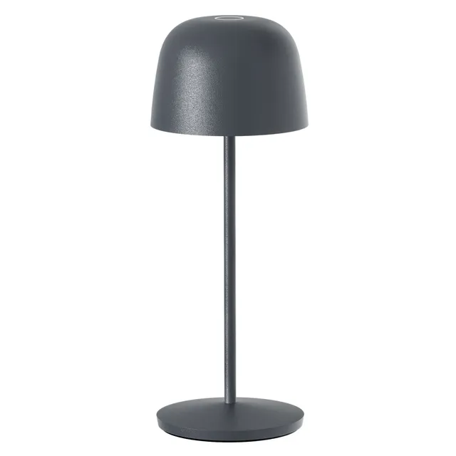 Red Deco Sophia Rock lampe de table sans fil acier gris H28cm