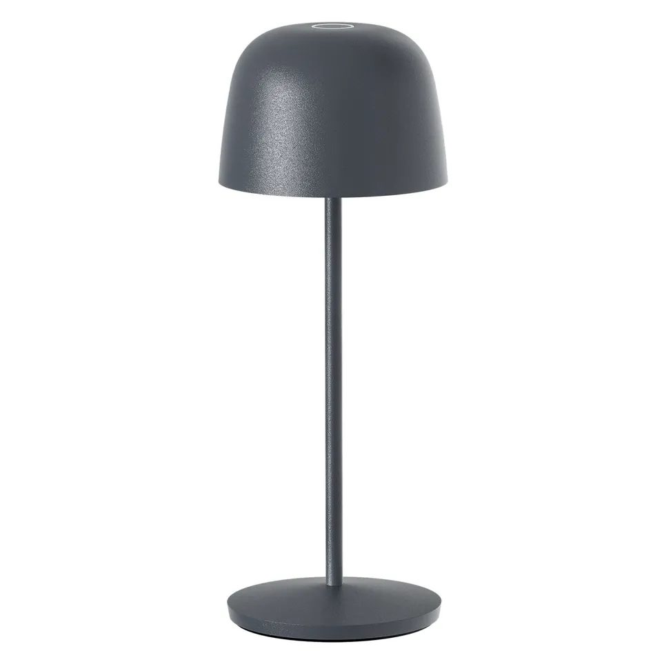 Red Deco Sophia Rock lampe de table sans fil acier gris H28cm