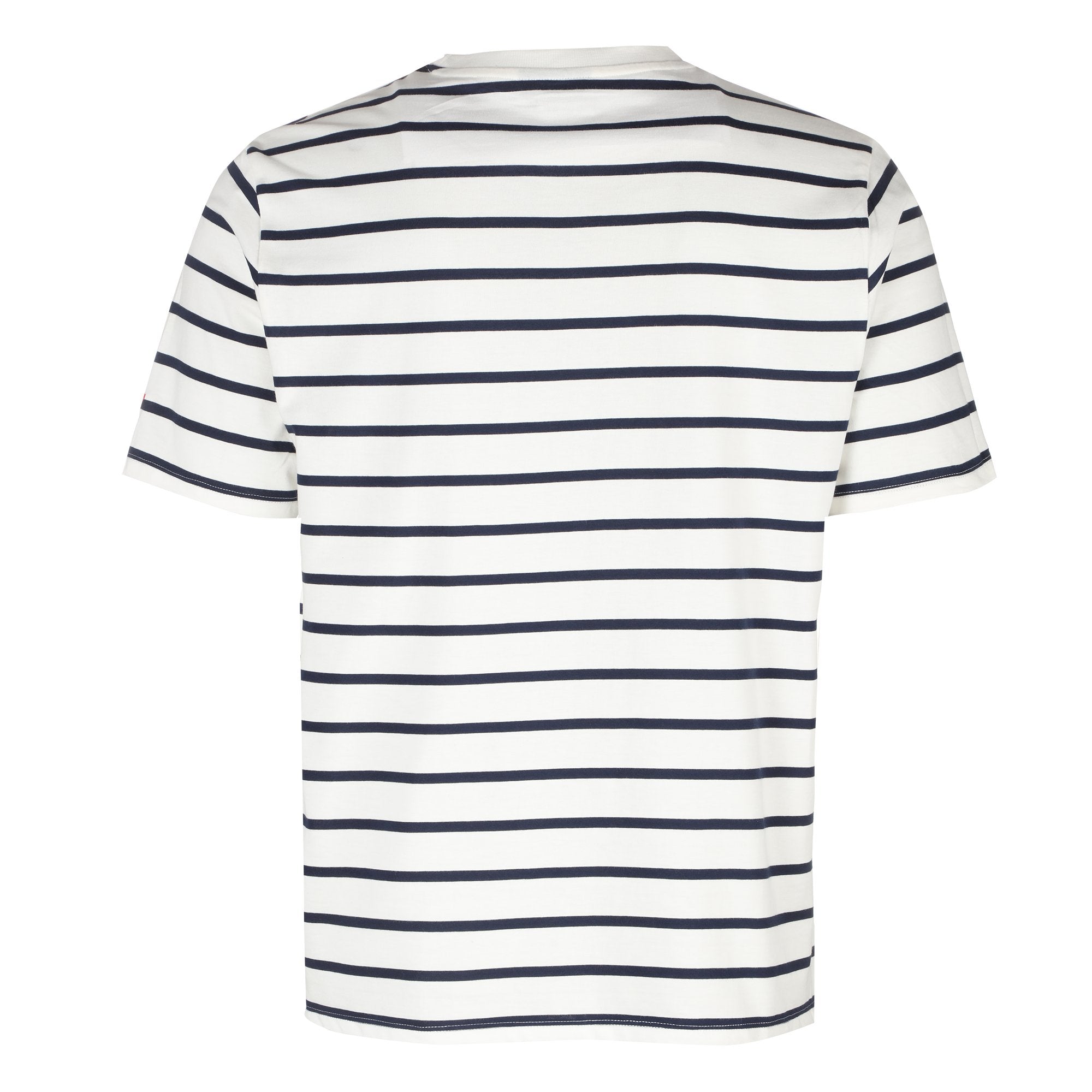 Stokomani Mode T-shirt marinière blanc homme taille L