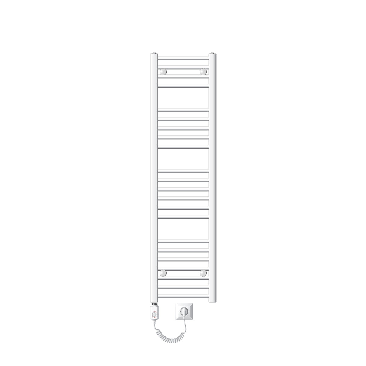 ECD Germany LuxeBath radiateur bain électrique 1200W 300x1400 blanc