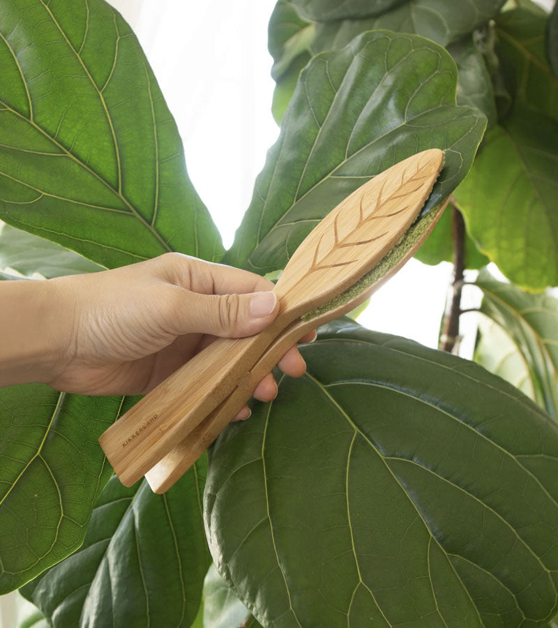 L'avant gardiste Pince Nettoyage Feuilles bambou microfibre