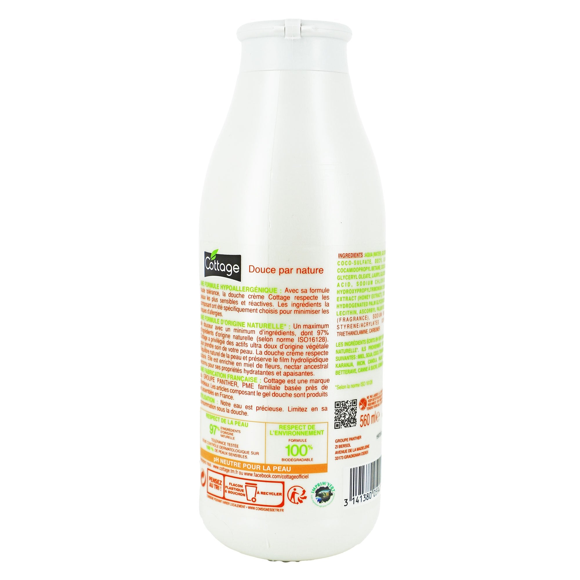 Velours de Miel Crème de douche miel hypoallergénique