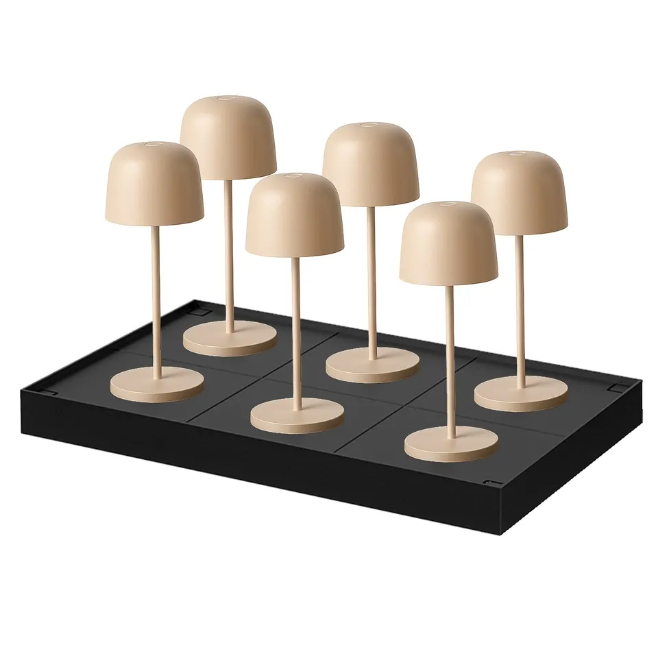Red Deco Sophia Cream lampe sans fil lot de 6 LED crème H28 cm