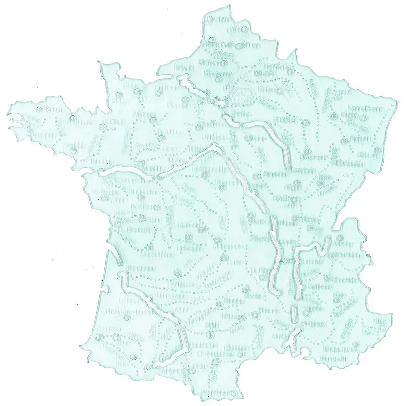 Safe Tool Fournitures de bureau carte France cristal neutre