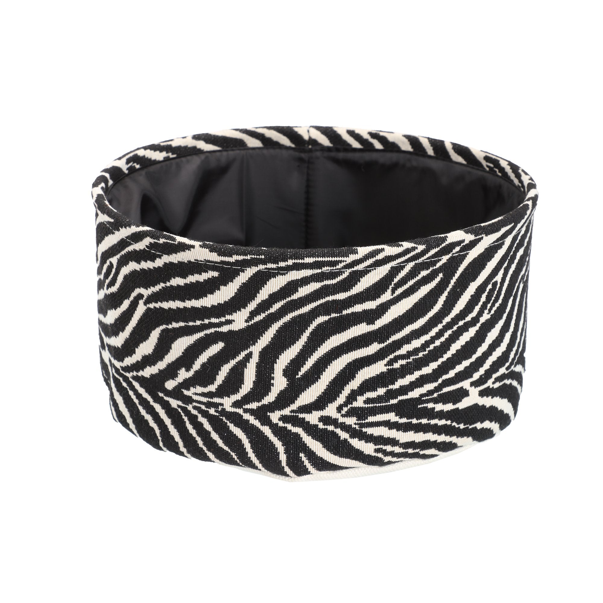 Stokomani Maison Space N Box panier rond zèbre léopard 25x12 cm