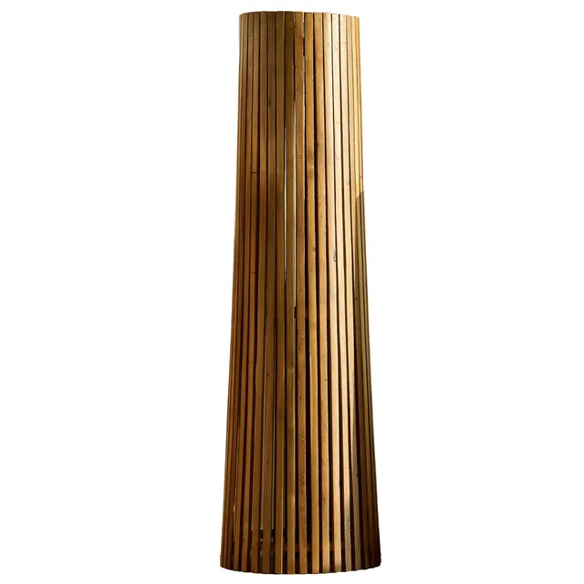 Red Deco Tecka Tall lampadaire solaire teck 120 cm