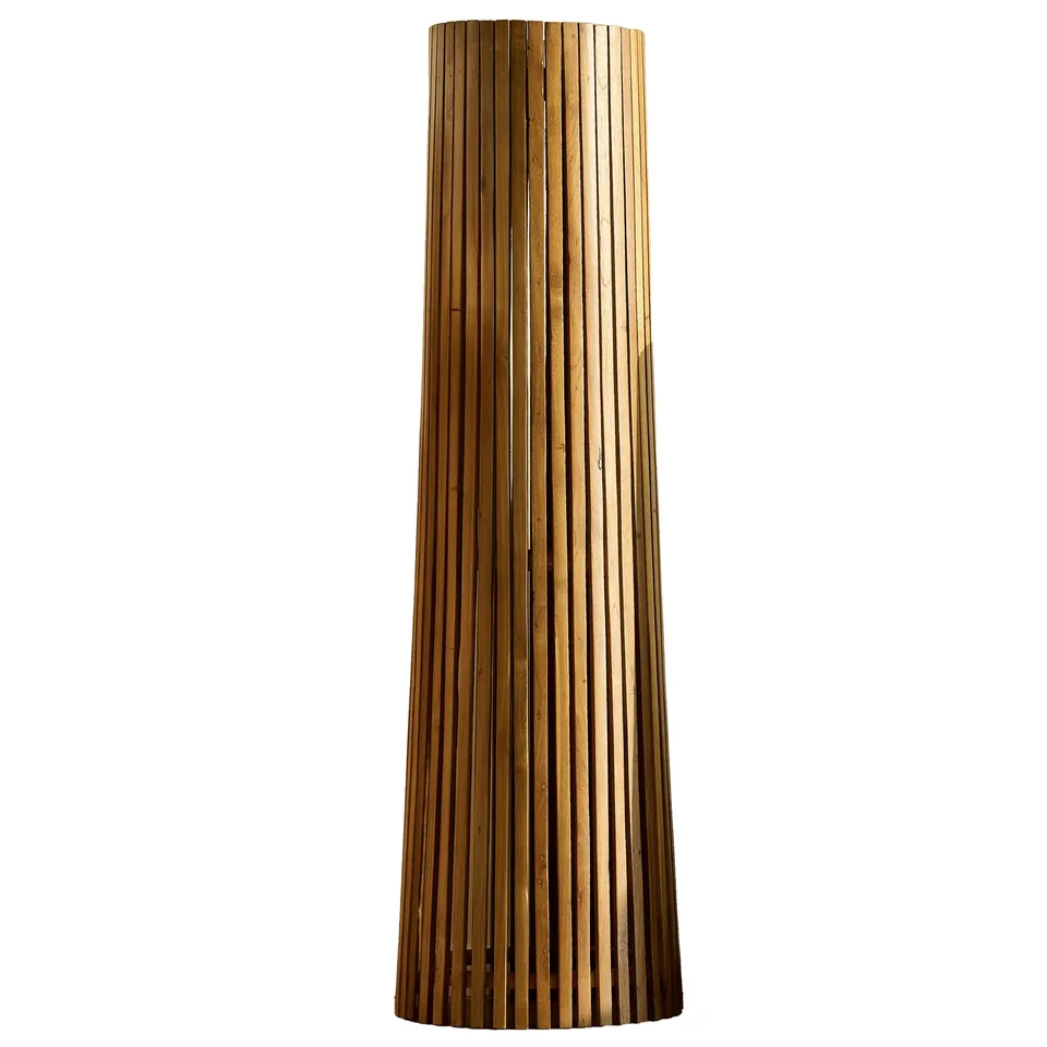 Red Deco Tecka Tall lampadaire solaire teck 120 cm