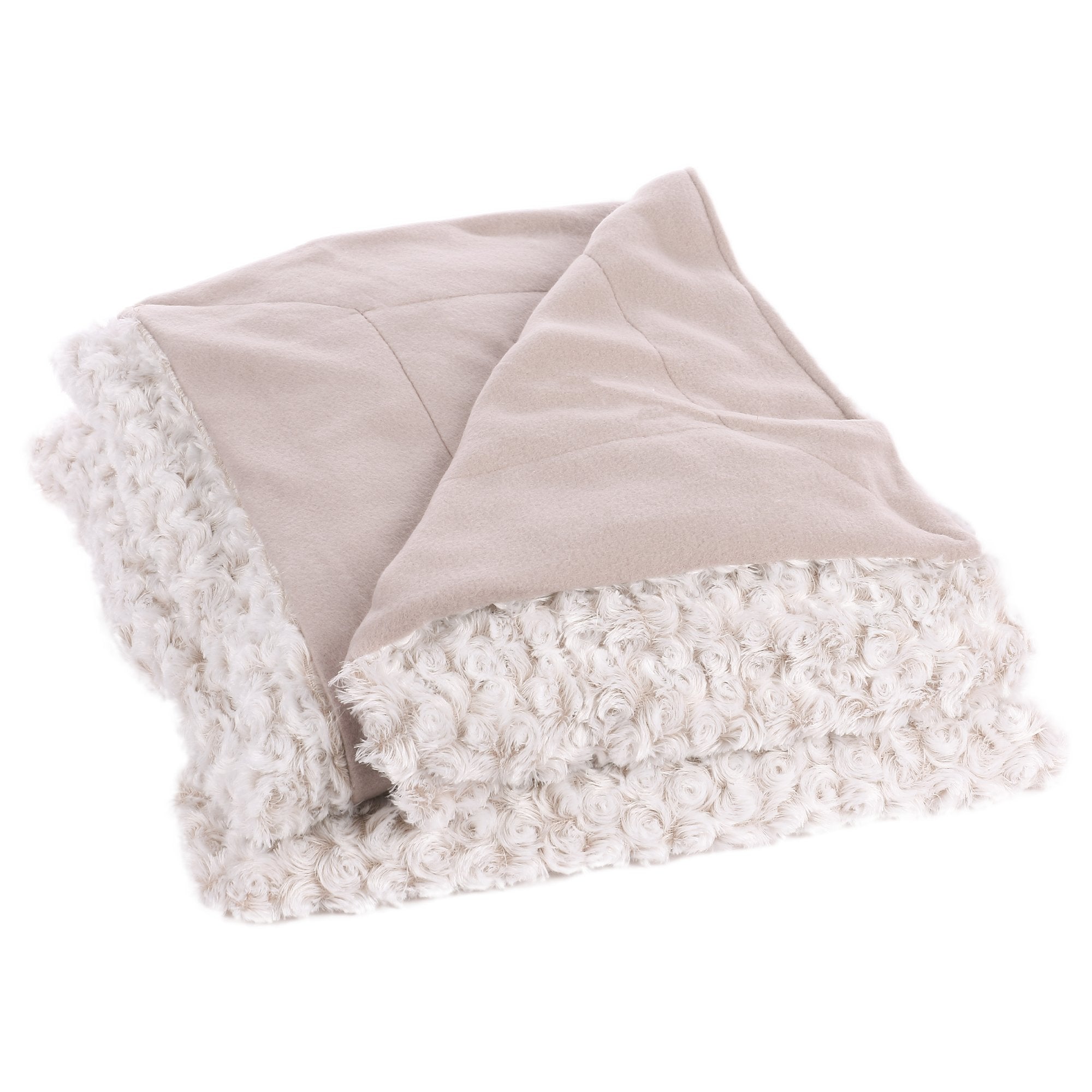 Stokomani Maison Couvre-lit boutons de rose gris linge