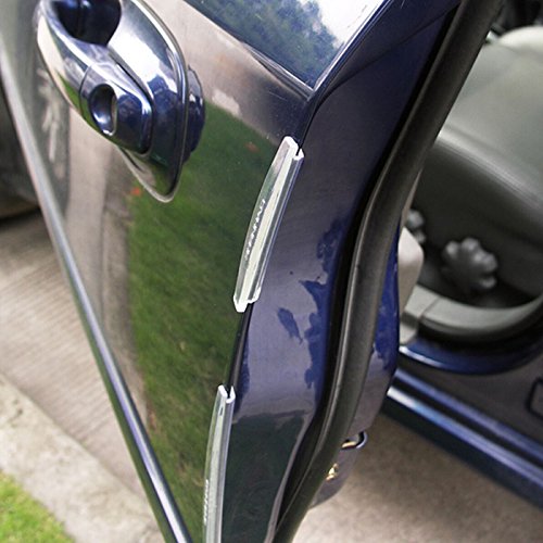 Shop-Story Bricolage Auto Lot 8 Protections Portières Voiture ABS Noir