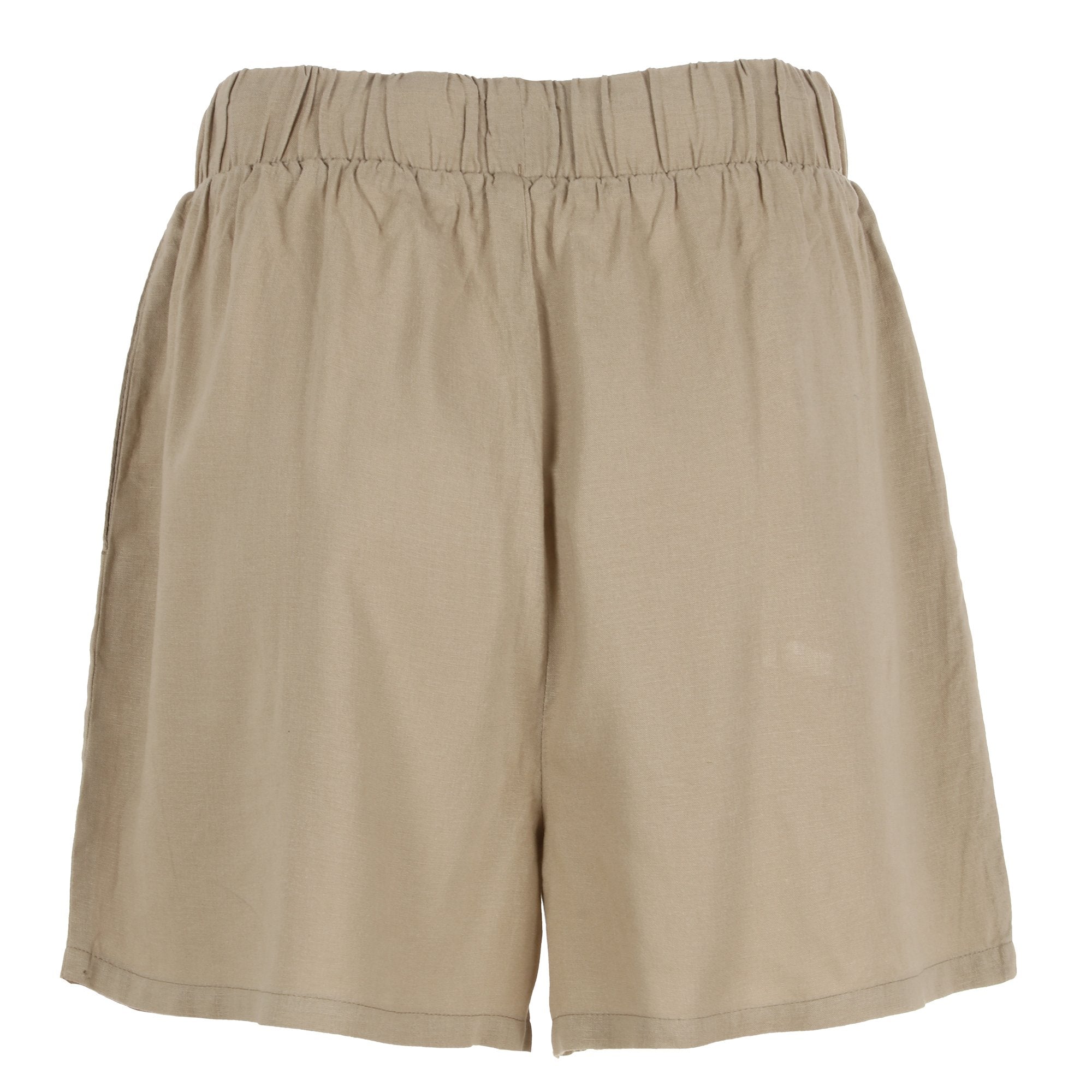 Stokomani Mode Short Beige Femme Coton Taille 34 à 42
