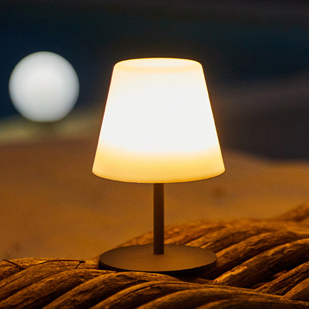 Red Deco Twins Solo Rock H16cm lampe sans fil gris