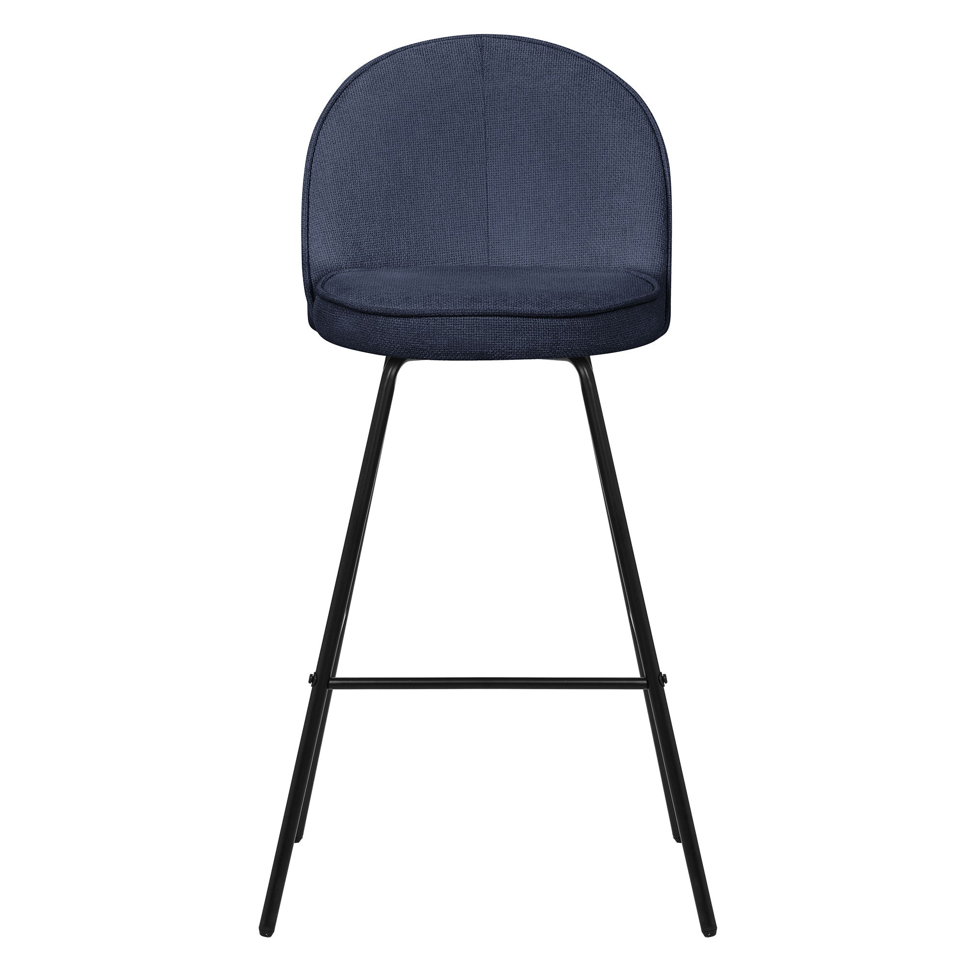 ECD Germany ML-Design tabouret bar bleu lot 2 dossier