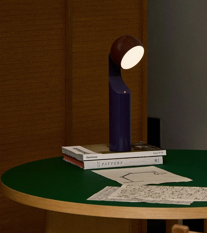L'avant gardiste Déco lumineuse Lampe Mono Portable bleu ciel