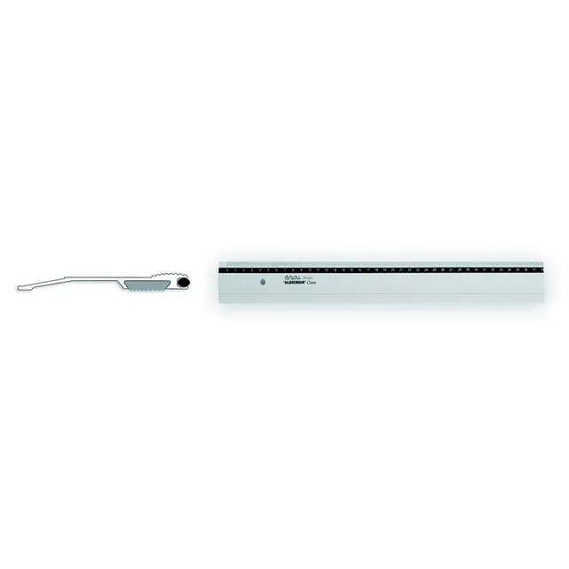 Safe Tool règle de coupe aluminium 40 cm graduée