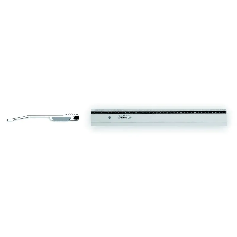 Safe Tool règle de coupe aluminium 40 cm graduée