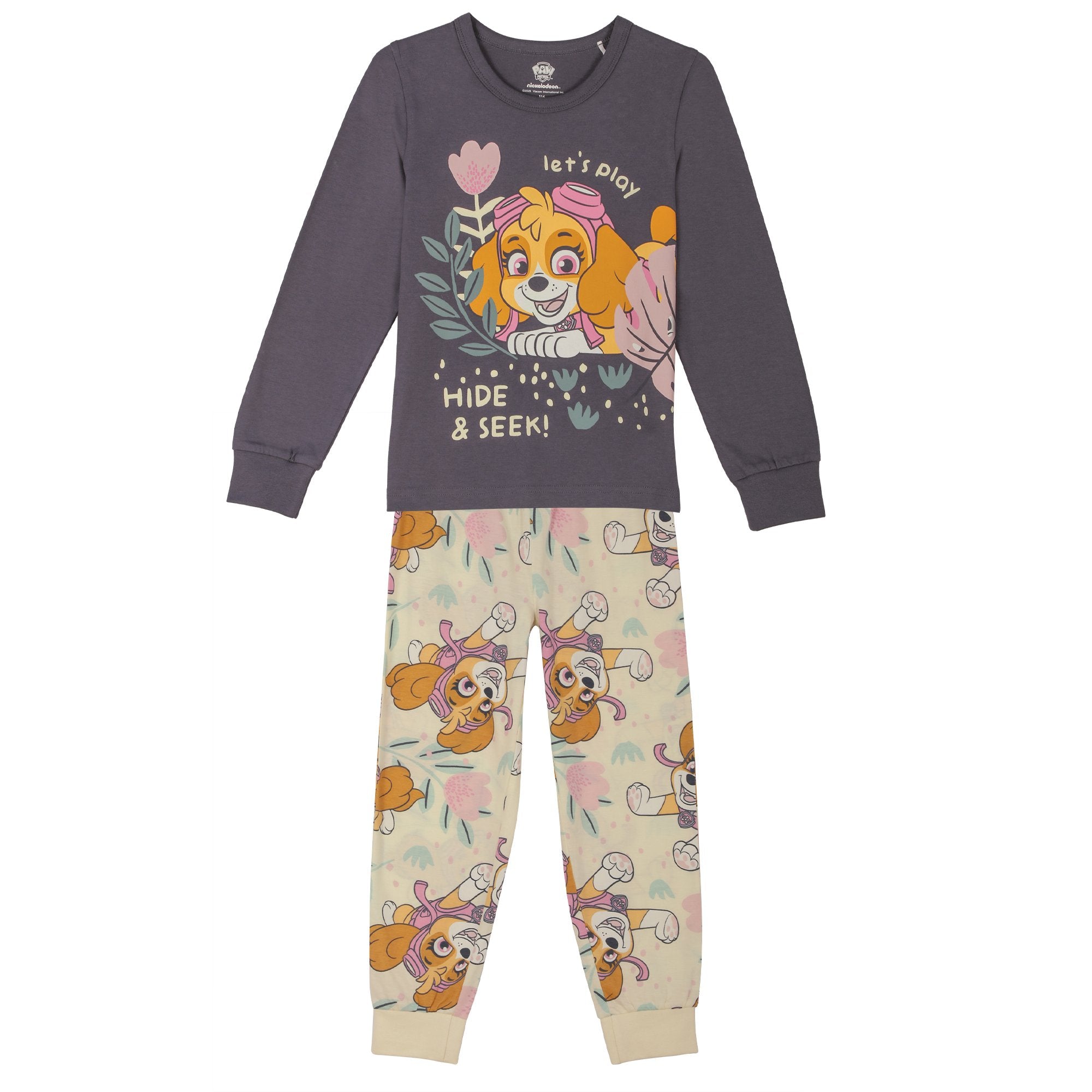 Stokomani Mode pyjama bas resserré licence gris 4/8 ans