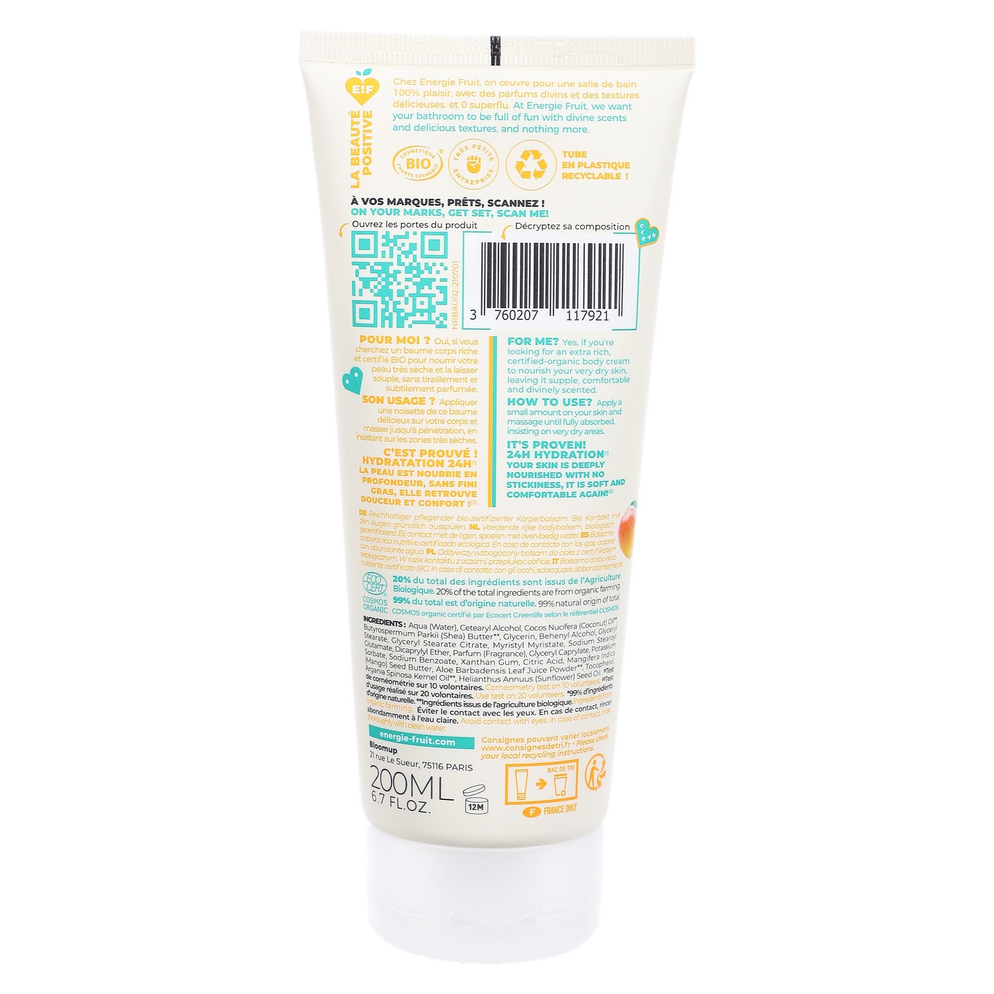 Stokomani Beauté beurre nourrissant mangue argan