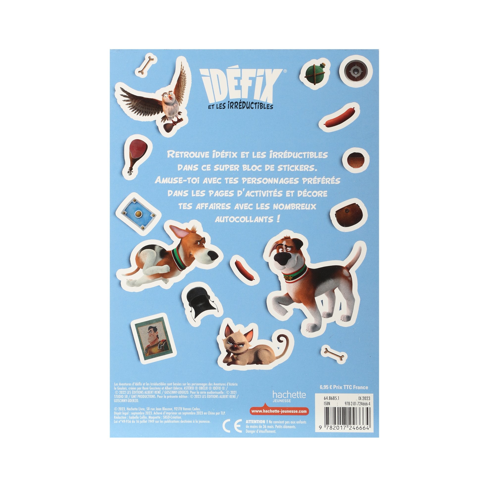 Idéfix Irréductibles Mon bloc stickers et activités livre