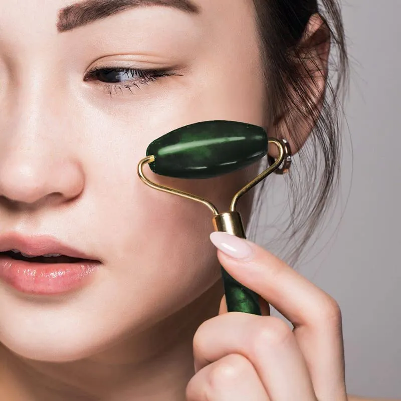 Shop-Story Bien-être Jade Roll rouleau massage visage pierre jade