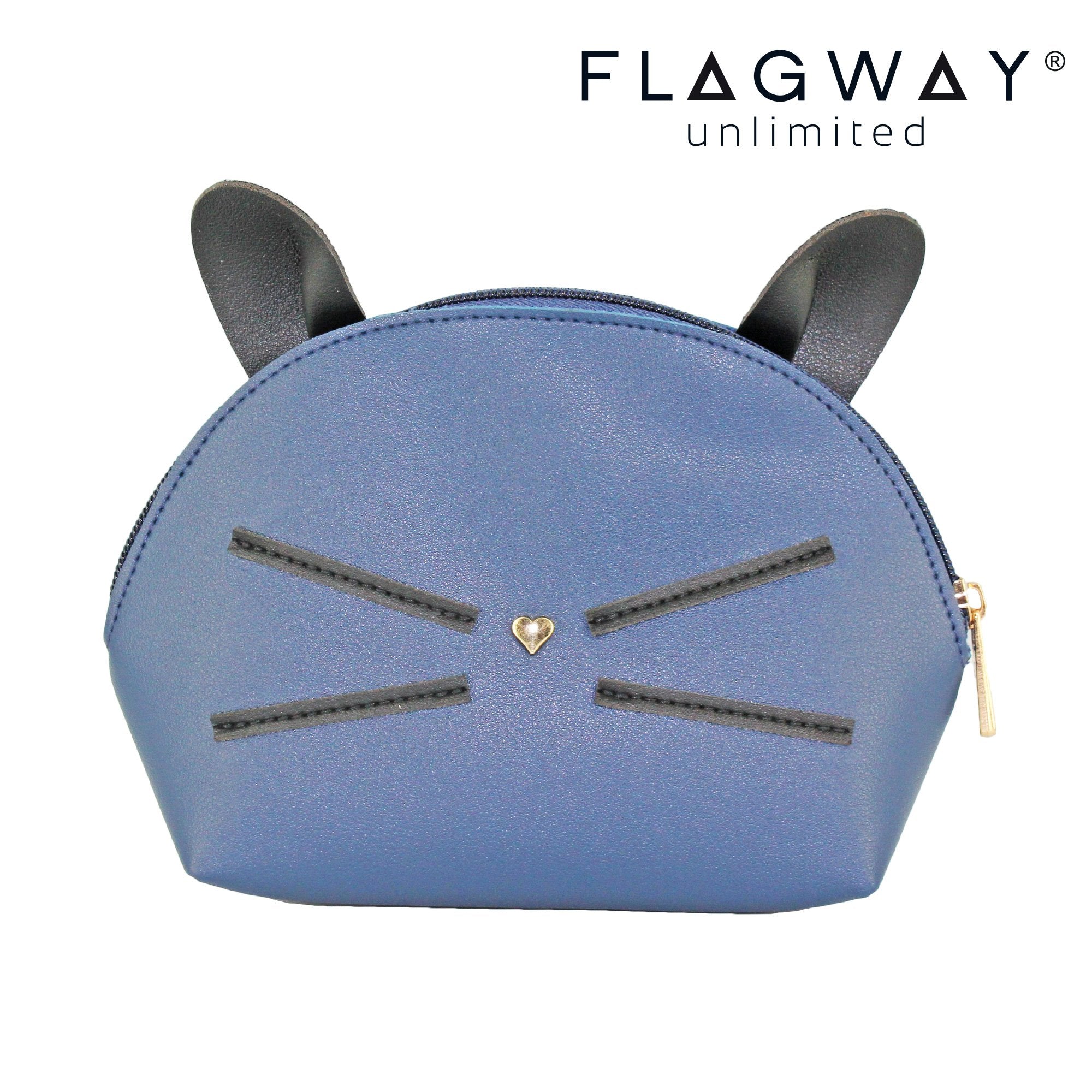 Flagway Trousse à maquillage Chat pratique