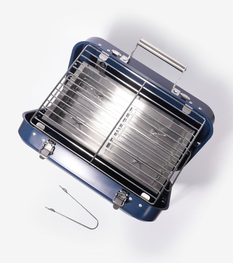 L'avant gardiste Outdoor barbecue portable valise charbon