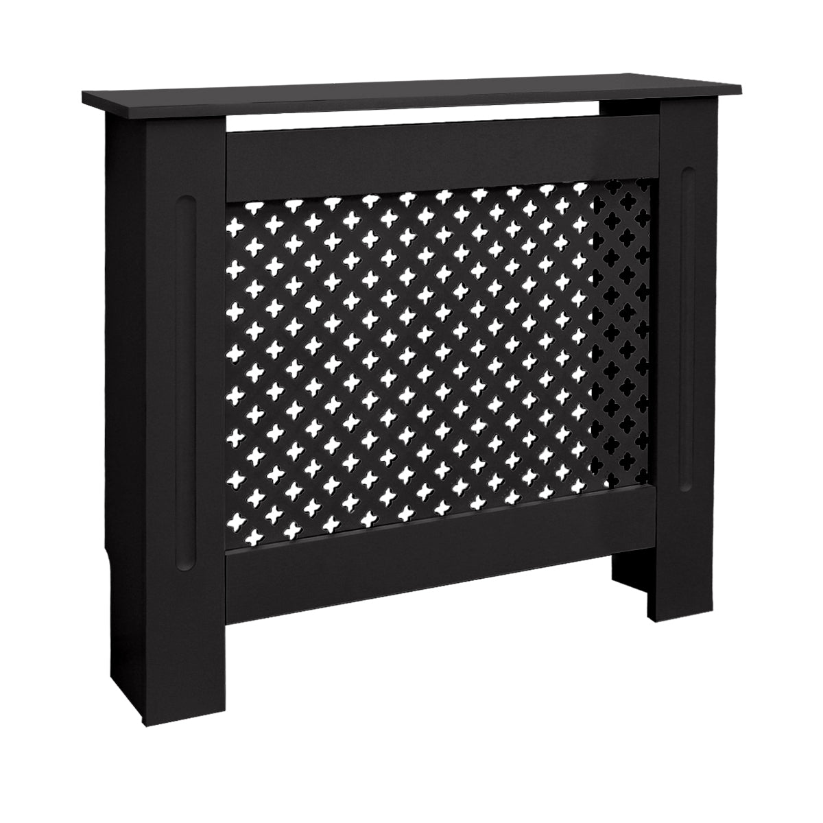 ECD Germany Heizungen Cache Radiateur MDF Noir 78x19x82 cm