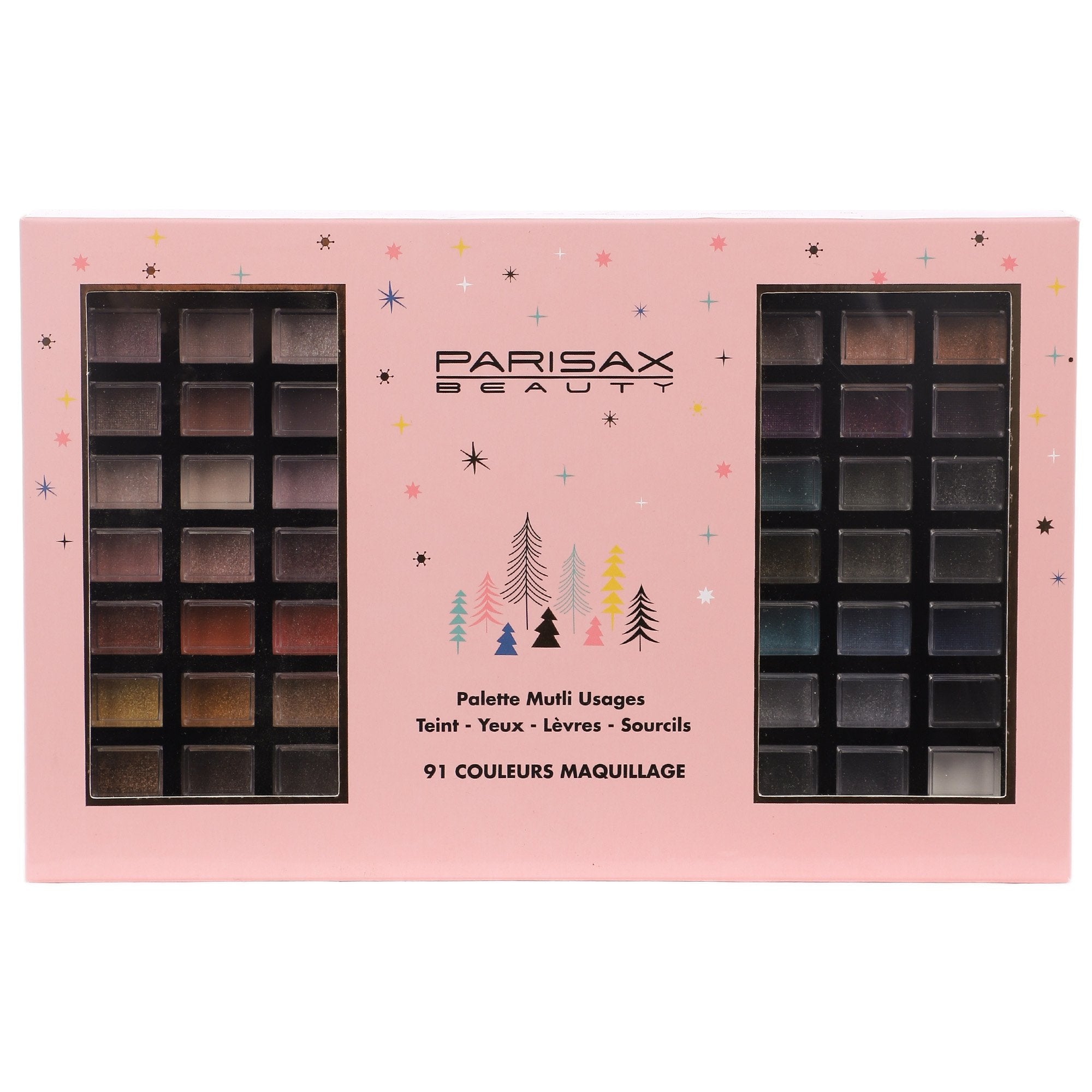Palette maquillage multi-usages teint et yeux complète