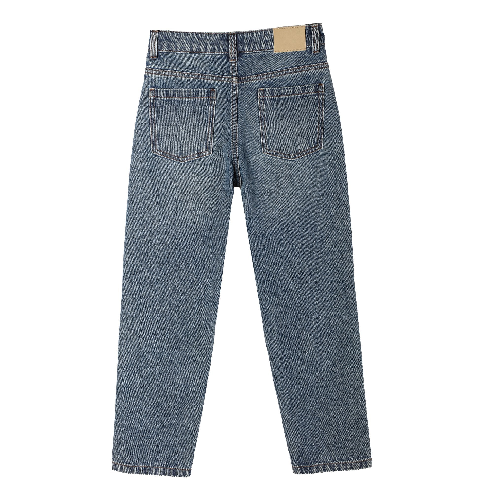 Stokomani jean droit bleu enfant denim 03A-12A
