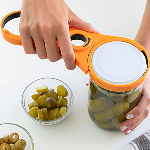 Shop-Story Ouvre-boîte 5 en 1 universel bocaux bouteilles