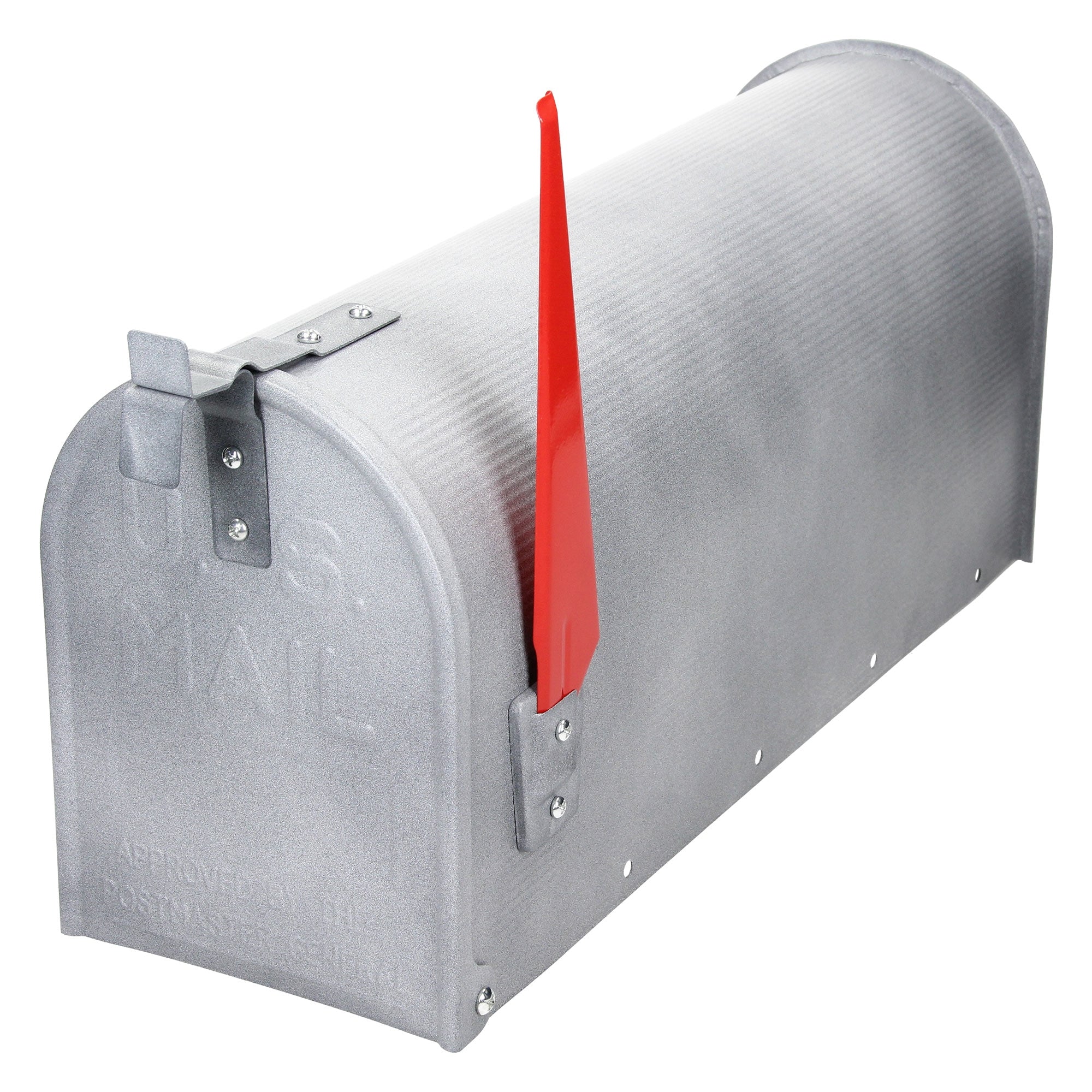 ECD Germany boîte aux lettres US aluminium gris béton avec drapeau