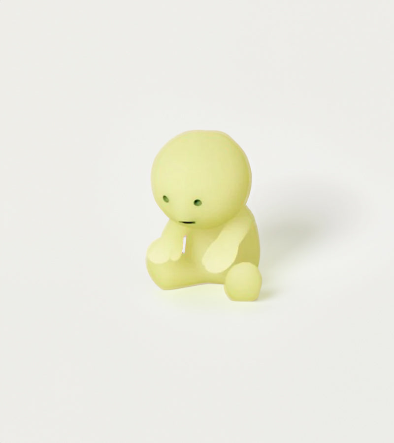 L'avant gardiste Smiski Exercising figurine fluorescente sport