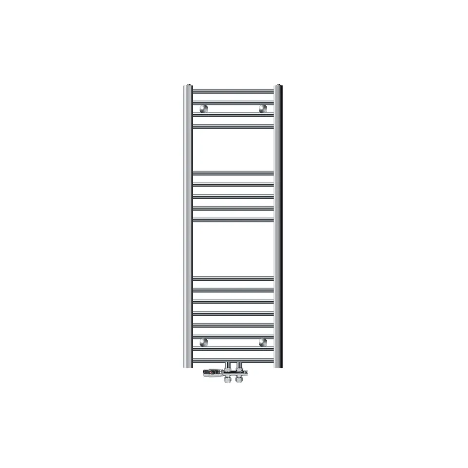 ECD Heizungen LuxeBath Sèche-Serviettes 400x1200 mm Chromé Courbé