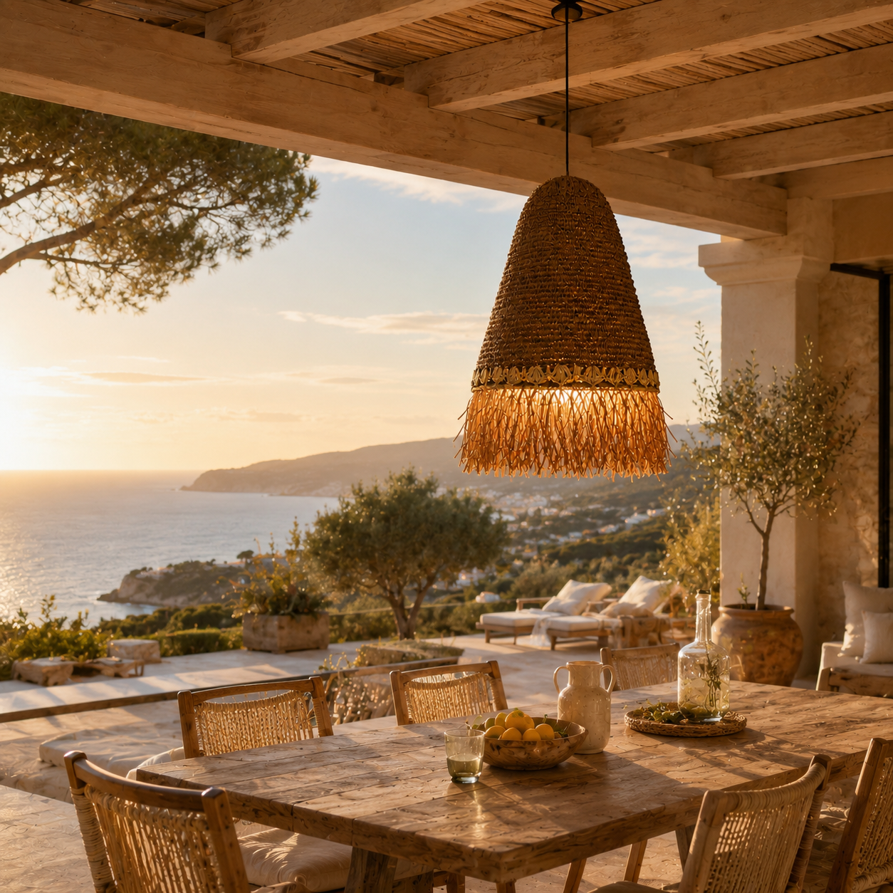 Red Deco PALOMA suspension extérieure bohème E27 5m