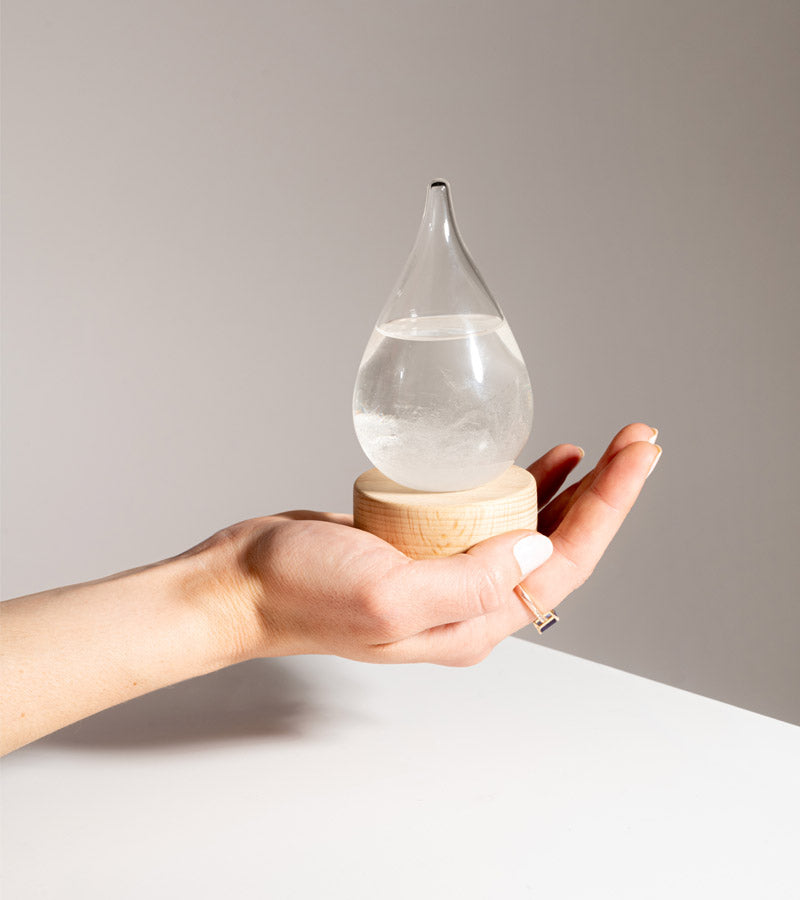L'avant gardiste Baby Storm Glass météo verre décoratif