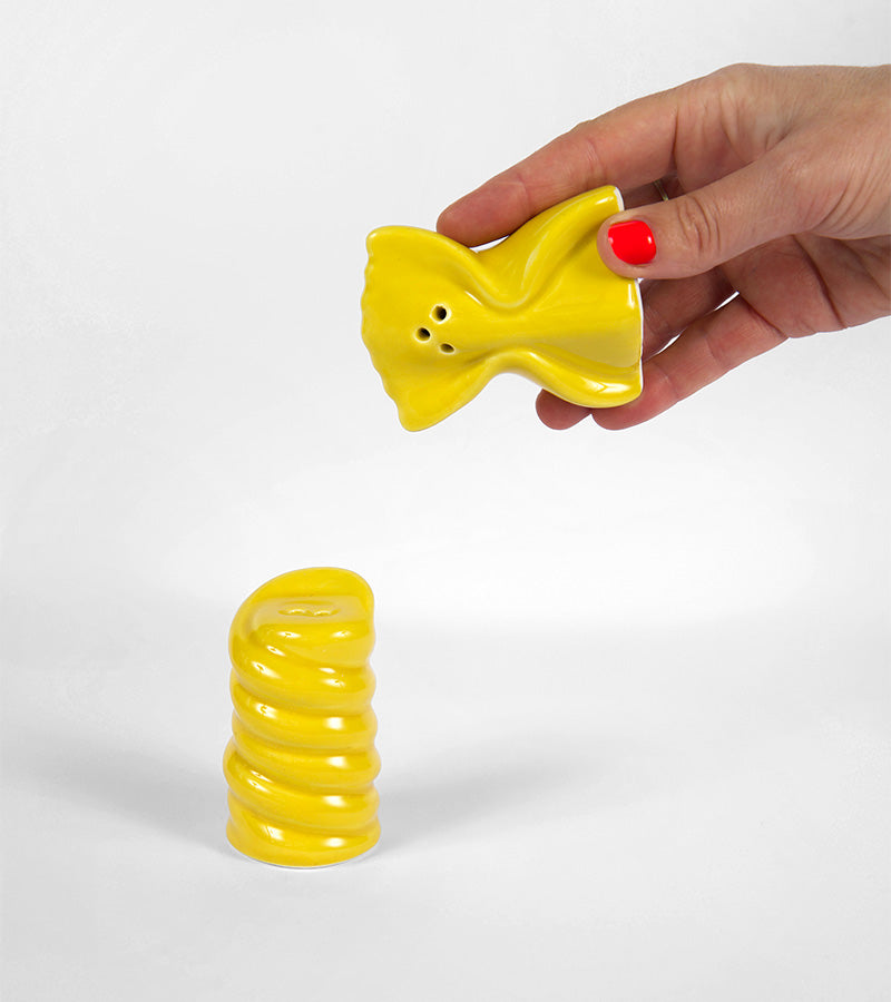 L'avant gardiste Vaisselle & Table Fun set salière et poivrière pasta