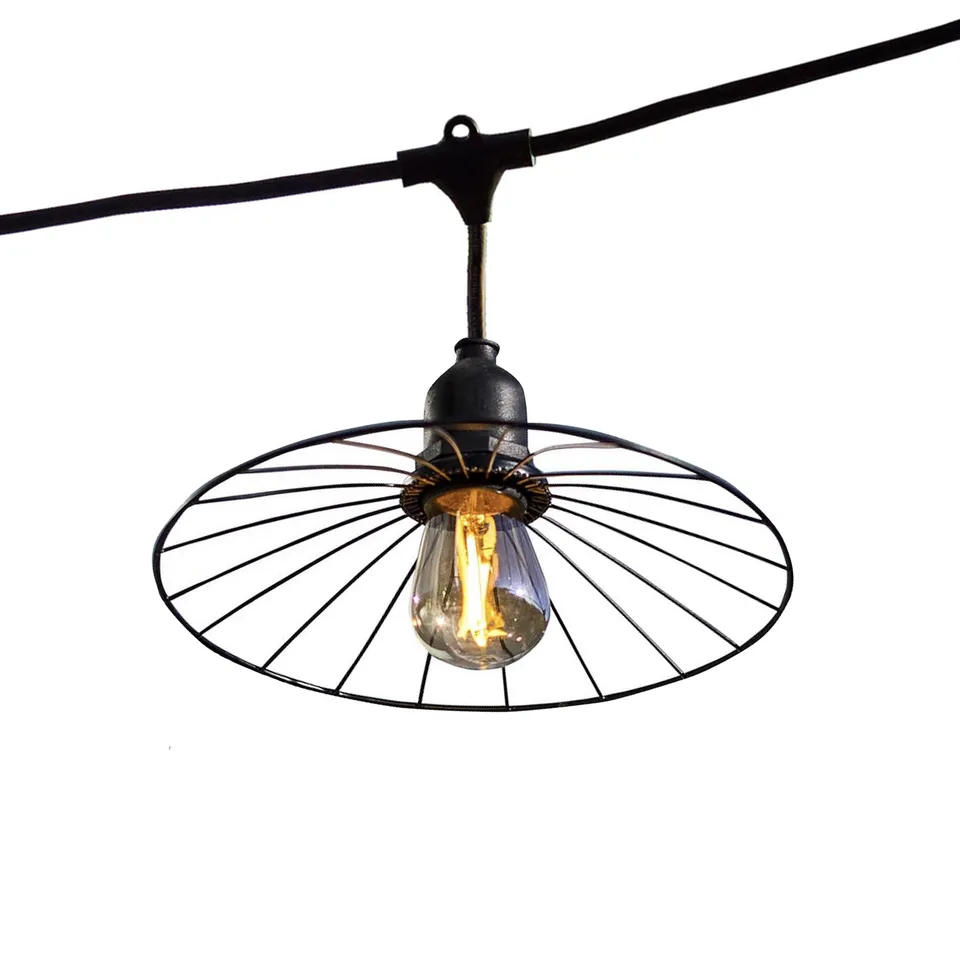 Red Deco Chic Cage Light guirlande raccordable métal 6 m E27
