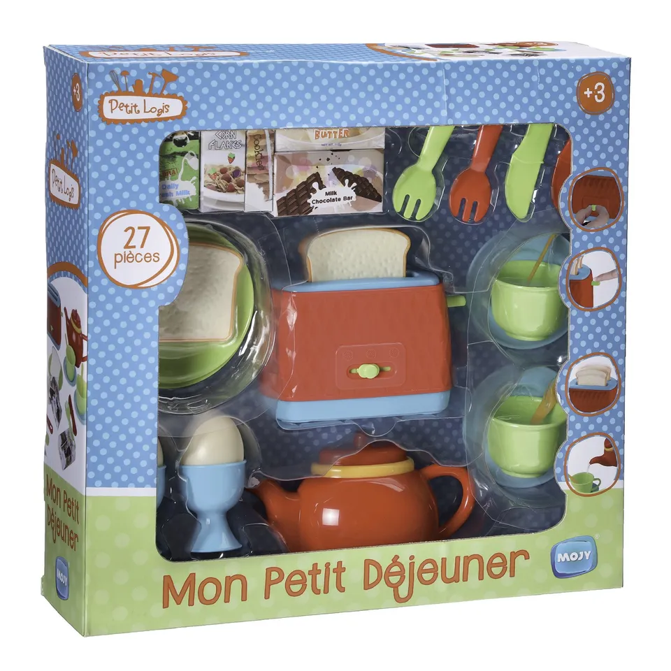 Stokomani Jeux Set petit-déjeuner 27 accessoires 2-4 ans