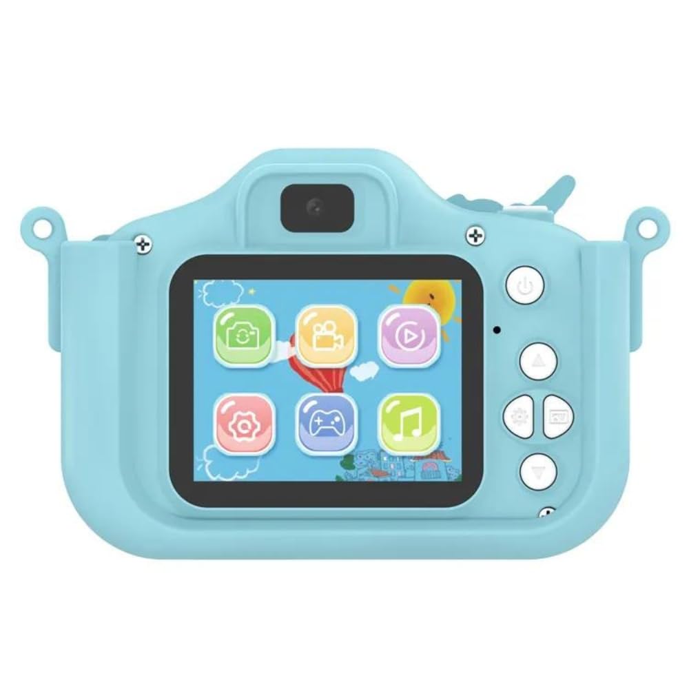 UNICAM Appareil Photo Enfant Licorne Bleu 20MP 1080P