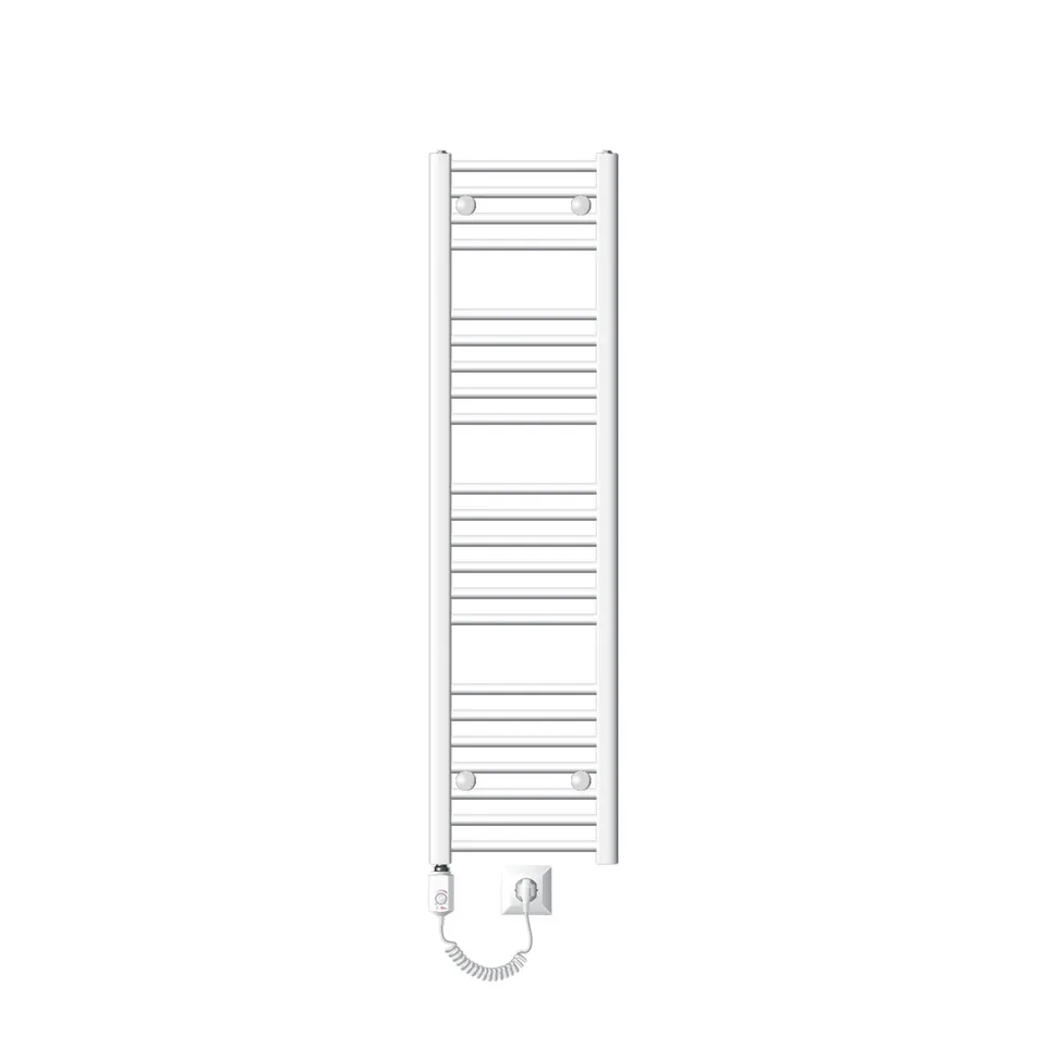 ECD Germany LuxeBath radiateur bain électrique 1200W 300x1400 blanc