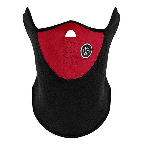 Shop-Story Lifestyle masque polaire anti-froid rouge ski