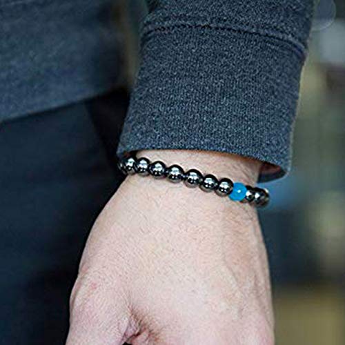 Shop-Story Lifestyle Bracelet hématite Opale bleue