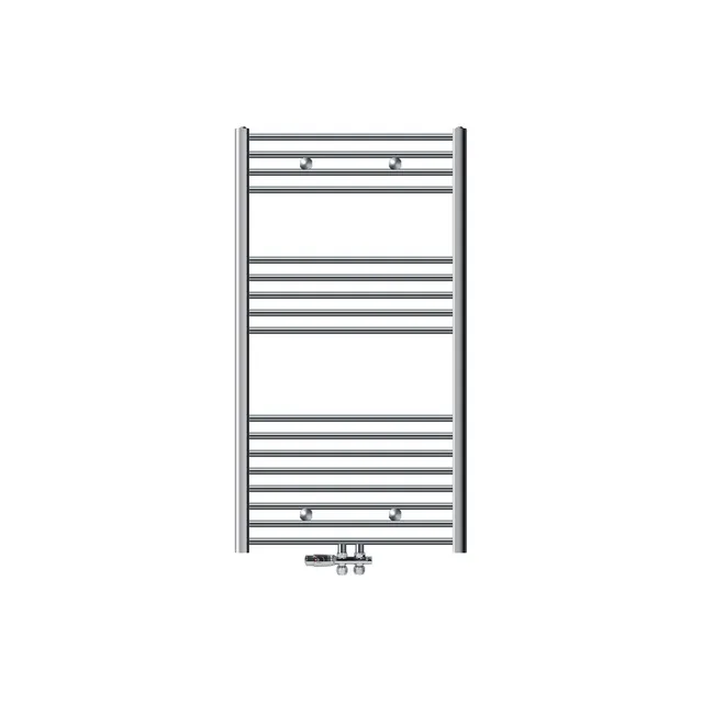 ECD Germany Heizungen 750x1200 sèche-serviettes chromé cintré