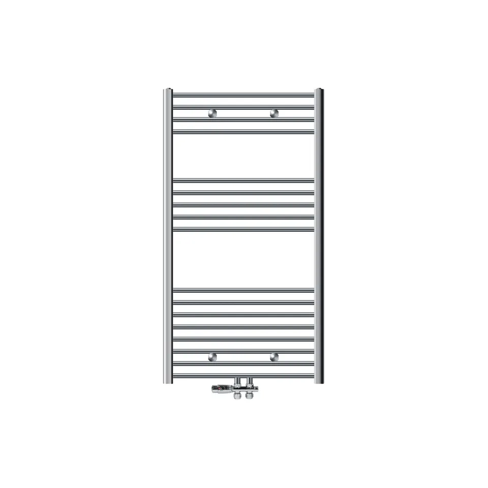 ECD Germany Heizungen 750x1200 sèche-serviettes chromé cintré